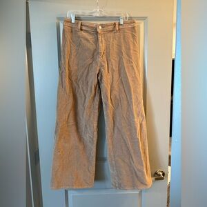 Women’s Beige Corduroy Pants